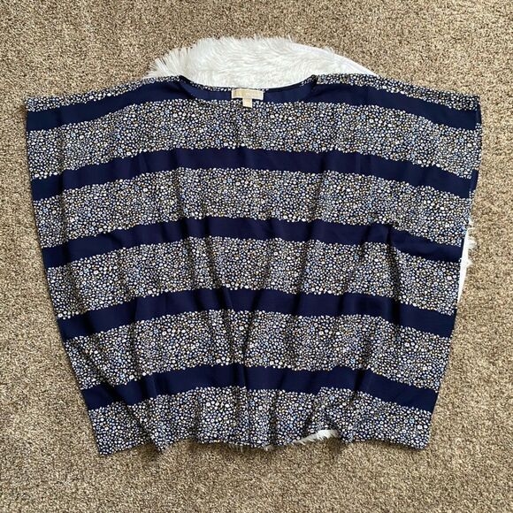 Michael Michael Kors Floral Poncho Top Womens Size Small - Picture 1 of 5